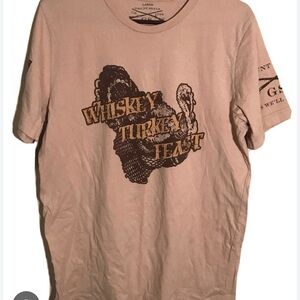 NIP grunt style Whiskey Turkey Feast Graphic T-Shirt size xxl